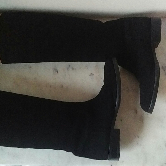 DOLCE + GABBANA - luxe silky soft black suede logo - Picture 8 of 12